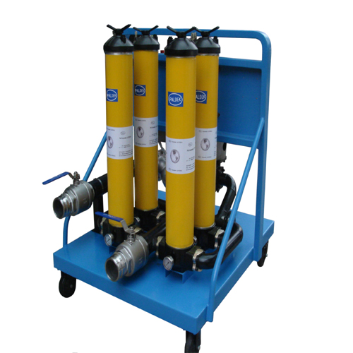 Multifunction oil filling/filter cart